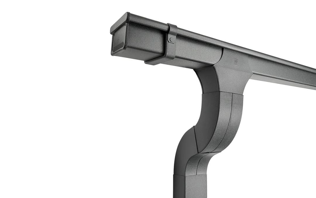 Okapový systém W.15 nyní i v hranatém provedení